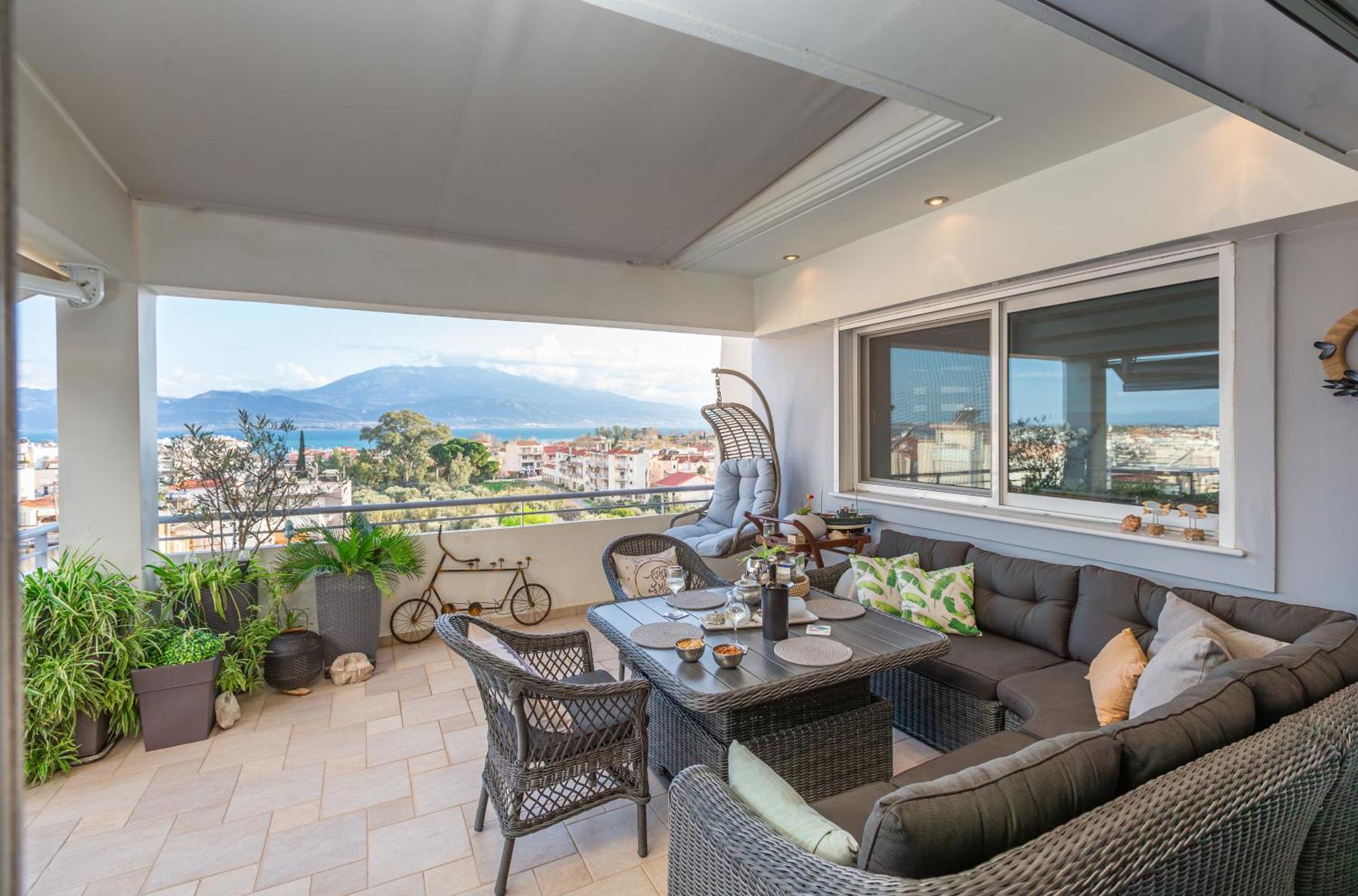 Penthouse Lejlighed Nafpaktos Eksteriør billede